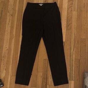 Classic Black Slim-Fit Trousers